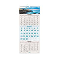 AT-A-GLANCE Scenic Three-Month Wall Calendar, Scenic Landscape Photography, 12 x 27, White Sheets, 14-Month (Dec to Jan): 2022 to 2024