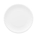 AJM Packaging Corporation Gold Label Coated Paper Plates, 9" dia, White, 120/Pack, 8 Packs/Carton