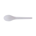 Eco-Products Plantware Compostable Cutlery, Spoon, 6", Pearl White, 50/Pack, 20 Pack/Carton