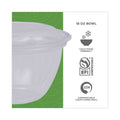 Eco-Products Renewable and Compostable Containers, 18 oz, 5.5" Diameter x 2.3"h, Clear, Plastic, 150/Carton