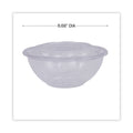 Eco-Products Renewable and Compostable Salad Bowls with Lids, 24 oz, Clear, Plastic, 50/Pack, 3 Packs/Carton