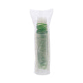 Eco-Products GreenStripe Renewable and Compostable Cold Cups, 12 oz, Clear, 50/Pack, 20 Packs/Carton