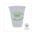Eco-Products GreenStripe Renewable and Compostable Cold Cups Convenience Pack, 12 oz, Clear, 50/Pack