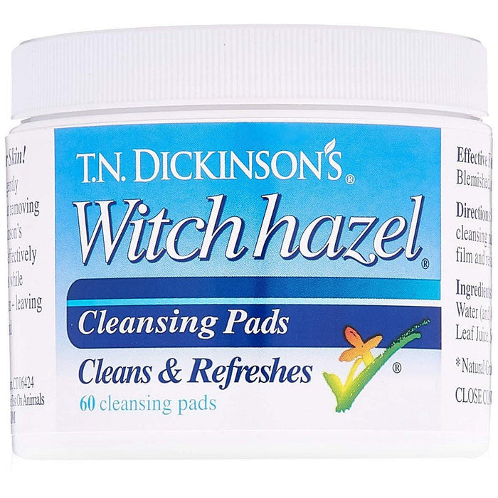 T.N. Dickinson's Brands, Witch Hazel Cleansing Pads, 60 Pads by Pasteur Pharmacy