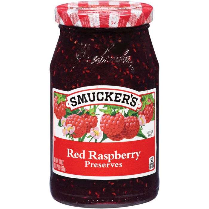 Smucker's Red Raspberry Preserves, 12 Ounces by Pasteur Pharmacy