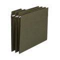 Smead FasTab Hanging Folders, Letter Size, 1/3-Cut Tabs, Standard Green, 20/Box