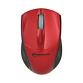 Innovera Mini Wireless Optical Mouse, 2.4 GHz Frequency/30 ft Wireless Range, Left/Right Hand Use, Red/Black