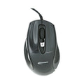 Innovera Full-Size Wired Optical Mouse, USB 2.0, Right Hand Use, Black