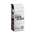Starbucks Whole Bean Coffee, Decaffeinated Pike Place Roast, 1 lb Bag, 6/Carton