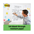 Post-it Vertical-Orientation Self-Stick Easel Pads, Green Headband, Unruled, 25 x 30, White, 30 Sheets, 2/Carton
