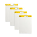 Post-it Vertical-Orientation Self-Stick Easel Pad Value Pack, Unruled, 25 x 30, White, 30 Sheets, 4/Carton
