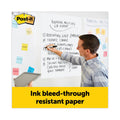 Post-it Vertical-Orientation Self-Stick Easel Pad Value Pack, Unruled, 25 x 30, White, 30 Sheets, 4/Carton