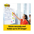 Post-it Vertical-Orientation Self-Stick Easel Pads, Quadrille Rule (1 sq/in), 25 x 30, White, 30 Sheets, 2/Carton