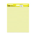 Post-it Vertical-Orientation Self-Stick Easel Pads, Presentation Format (1.5" Rule), 25 x 30, Yellow, 30 Sheets, 2/Carton