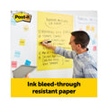 Post-it Vertical-Orientation Self-Stick Easel Pads, Presentation Format (1.5" Rule), 25 x 30, Yellow, 30 Sheets, 2/Carton