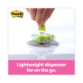 Post-it Page Flags in Dispenser, "Sign and Date", Bright Green, 200 Flags/Dispenser