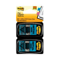 Post-it Arrow Message 1" Page Flags, "Initial Here", Blue, 50 Flags Dispensers/2 Dispensers/Pack