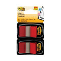 Post-it Standard Page Flags in Dispenser, Red, 50 Flags/Dispenser, 2 Dispensers/Pack