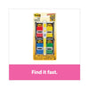 Post-it Page Flag Value Pack, Assorted, 200 1" Flags + Highlighter with 50 0.5" Flags