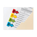 Post-it Arrow Message 1" Page Flags, "Sign and Date", Green, 50 Flags/Dispenser, 2 Dispensers/Pack