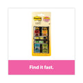 Post-it Arrow Message 1" Page Flags,  200 "Sign Here", 48 Arrow, Four Colors, 248/Pack