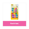 Post-it 0.5" and 1" Page Flag Value Pack, Nine Assorted Colors, 320/Pack