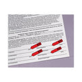 Post-it Arrow Message 0.5" Page Flags in Dispenser, "Sign Here", Red, 20 Flags Dispenser, 4 Dispensers/Pack