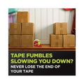 Scotch Sure Start Packaging Tape with Dispenser, 1.5" Core, 1.88" x 22.2 yds, Clear, 6/Pack