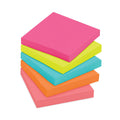 Post-it Original Pads in Poptimistic Collection Colors, 3" x 3", 100 Sheets/Pad, 5 Pads/Pack