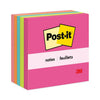 Post-it Original Pads in Poptimistic Collection Colors, 3" x 3", 100 Sheets/Pad, 5 Pads/Pack