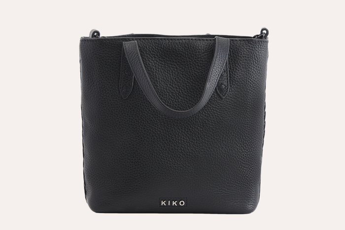 Side Weaved Tote by Kiko Leather