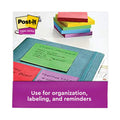 Post-it Pads in Playful Primary Collection Colors, Note Ruled, 4" x 4", 90 Sheets/Pad, 6 Pads/Pack