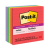 Post-it Pads in Playful Primary Collection Colors, Note Ruled, 4" x 4", 90 Sheets/Pad, 6 Pads/Pack