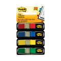 Post-it Small Page Flags in Dispensers, 0.5 x 1.75, Assorted Primary, 35/Color, 4 Dispensers/Pack