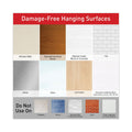 Command Poster Strips, Removable, Holds Up to 1 lb per Pair, 1.63 x 2.75, White, 256/Pack