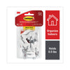 Command General Purpose Hooks, Small, 0.5 lb Cap, White, 28 Hooks and 32 Strips/Pack
