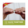 Command Picture Hanging Strips, Cabinet Pack, Removable, Holds Up to 6 lbs per Pair, 0.75 x 2.75, White, 4/Set, 50 Sets/Carton