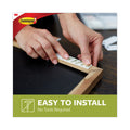Command Picture Hanging Strips, Removable, Holds Up to 4 lbs per Pair, 0.5 x 3.63, White, 4 Pairs/Pack