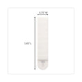Command Picture Hanging Strips, Value Pack, Large, Removable, Holds Up to 16 lbs, 0.75 x 3.65, White, 120 Pairs/Pack