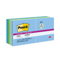 Post-it Recycled Notes in Oasis Collection Colors, 3" x 3", 90 Sheets/Pad, 12 Pads/Pack