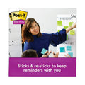 Post-it Pads in Energy Boost Collection Colors, 3" x 3", 90 Sheets/Pad, 24 Pads/Pack