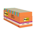 Post-it Pads in Energy Boost Collection Colors, Cabinet Pack, 3" x 3", 70 Sheets/Pad, 24 Pads/Pack