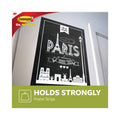 Command Poster Strips Value Pack, Removable, Holds Up to 1 lb, 0.63 x 1.75, White, 48/Pack