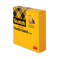 Scotch Double-Sided Tape, 1" Core, 0.5" x 75 ft, Clear