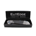 7.75" Titanium & Damascus Folding Knife by DailySale