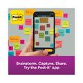 Post-it Recycled Pop-up Notes in Oasis Collection Colors, 3" x 3", 90 Sheets/Pad, 6 Pads/Pack