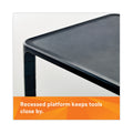 3M Adjustable Monitor Stand, 16" x 12" x 1.75" to 5.5", Black, Supports 20 lbs