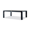 3M Adjustable Monitor Stand, 16" x 12" x 1.75" to 5.5", Black, Supports 20 lbs