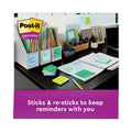 Post-it Recycled Pop-up Notes in Oasis Collection Colors, 3" x 3", 90 Sheets/Pad, 6 Pads/Pack