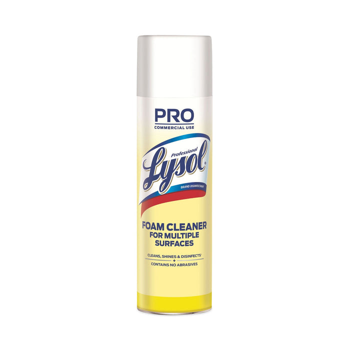 Professional LYSOL Disinfectant Foam Cleaner, 24 oz Aerosol Spray